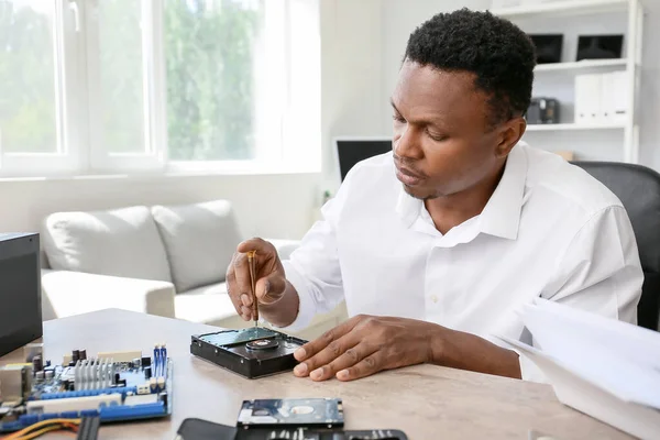 depositphotos 423108120 stock photo african american technician repairing computer